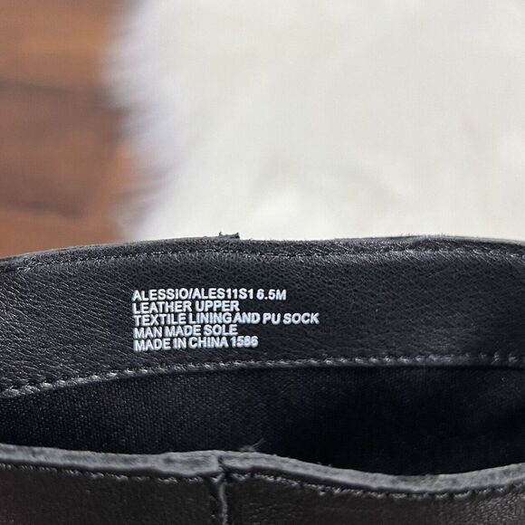 NEW Steve Madden Women's Size 6.5 M Black Leather Alessio Ankle‎ Boot Bootie - Picture 11 of 13